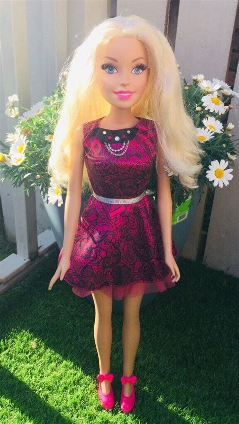 barbie oversized|large barbie doll 70cm.